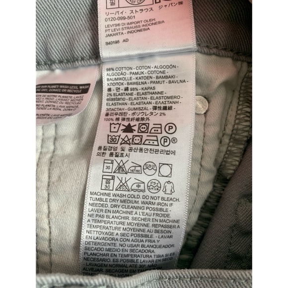 Levi Gray Men’s Jeans W30 L32 - Picture 5 of 5